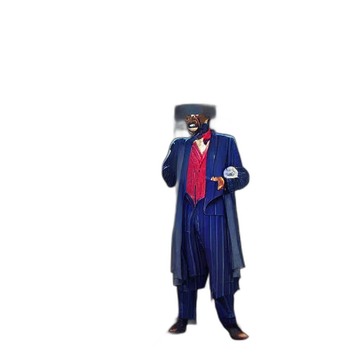 staff, mask, hat, jacket transparent PNG cut-out