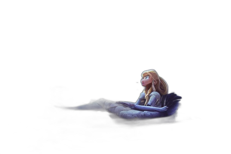 dragon, sword, creature, staff transparent PNG cut-out