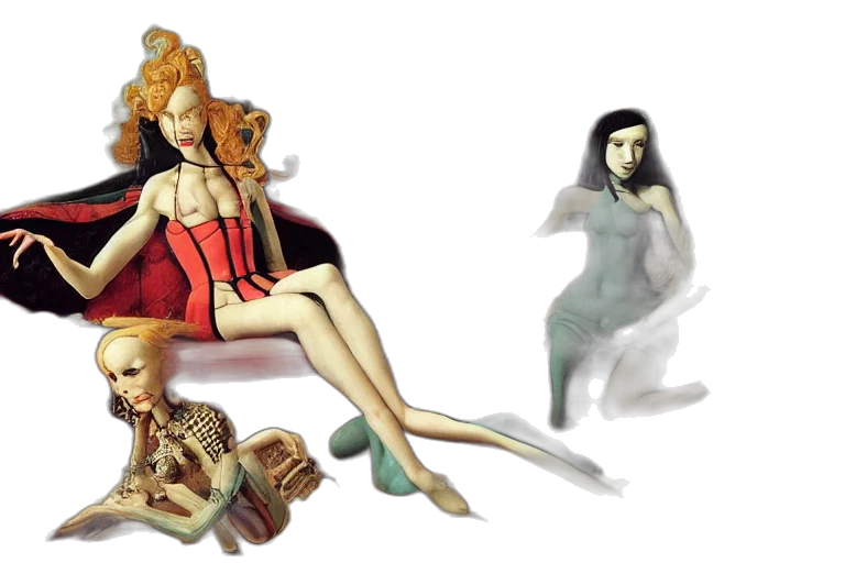 concept art, fantasy art, comic book art, 3d render transparent PNG cut-out