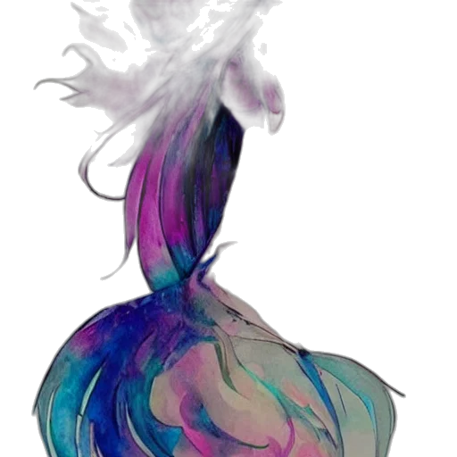 hair, dress, crown, dragon transparent PNG cut-out