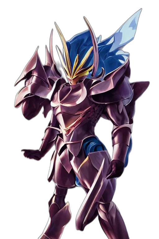 mask, weapon, sword, robot, concept art, anime, fantasy art, pixel art transparent PNG cut-out