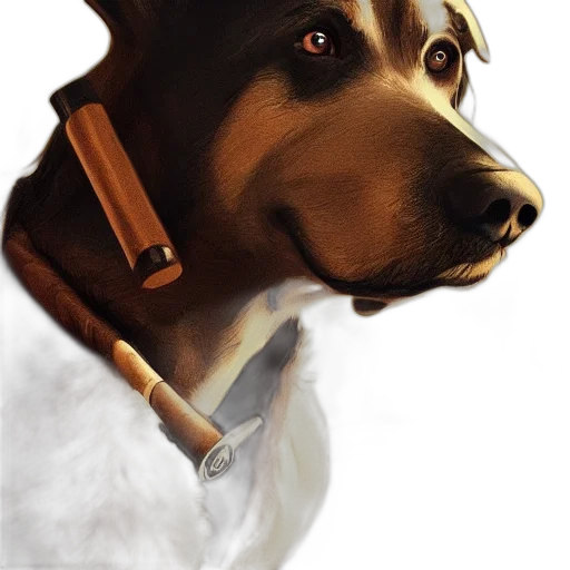 staff, animal, face, photorealistic transparent PNG cut-out