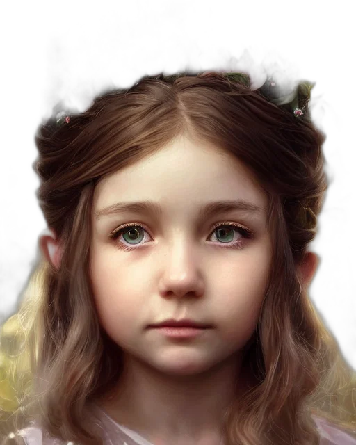 face, crown, photorealistic, fantasy art, oil painting, concept art, dark, earth tones transparent PNG cut-out