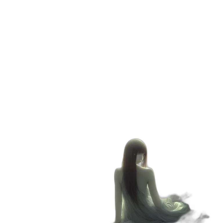 dress, creature, robot, mask, concept art, 3d render, watercolor, anime transparent PNG cut-out