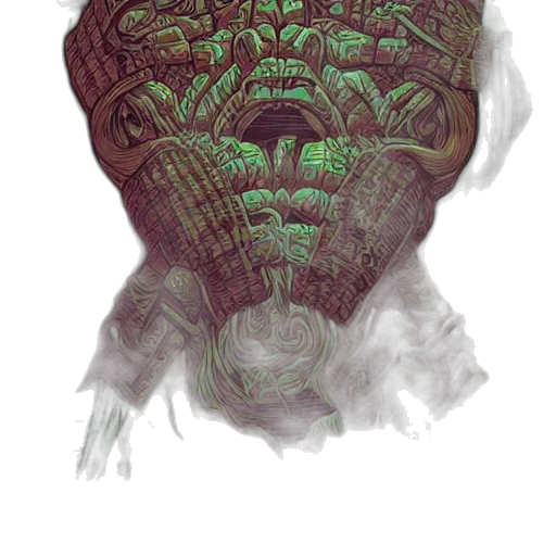 mask, crown, face, creature transparent PNG cut-out