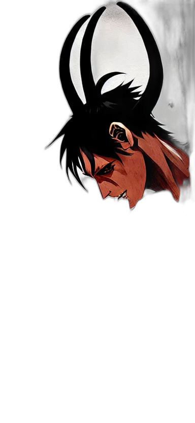 face, mask, staff, weapon, comic book art, concept art, anime, cartoon transparent PNG cut-out
