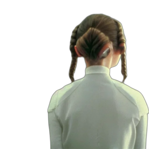 staff, hair, jacket, face transparent PNG cut-out