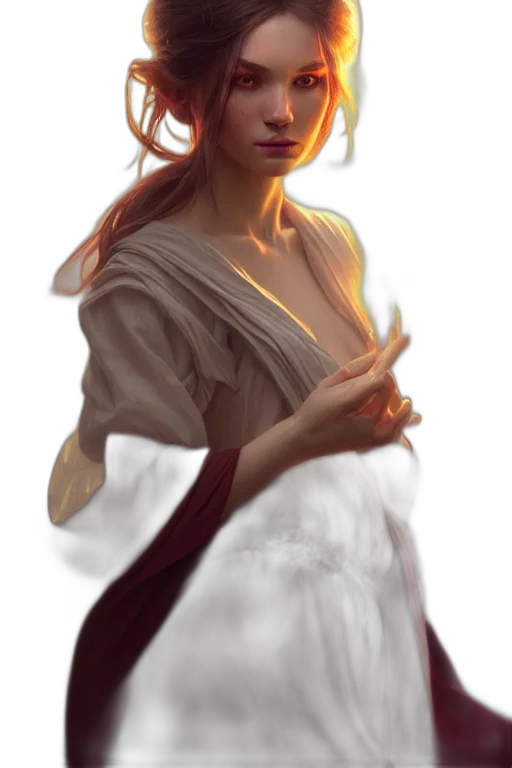 dress, staff, crown, face transparent PNG cut-out