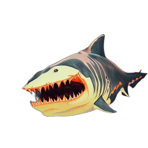 creature, animal, weapon, 3d render, concept art, pixel art, photorealistic, underwater transparent PNG cut-out