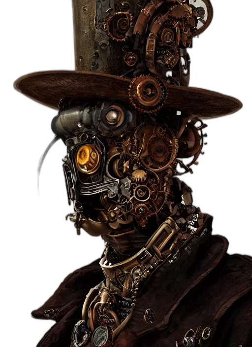 robot, mask, face, hat transparent PNG cut-out