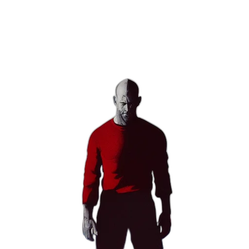 jacket, robot, staff, creature transparent PNG cut-out