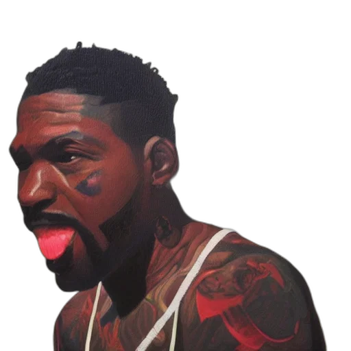 face, photorealistic, cartoon, concept art transparent PNG cut-out