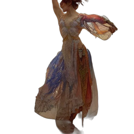 dress, staff, mask, concept art, oil painting, photorealistic, watercolor, rain transparent PNG cut-out