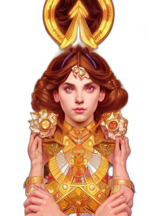crown, jewelry, face, mask, fantasy art, concept art, pixel art, oil painting transparent PNG cut-out