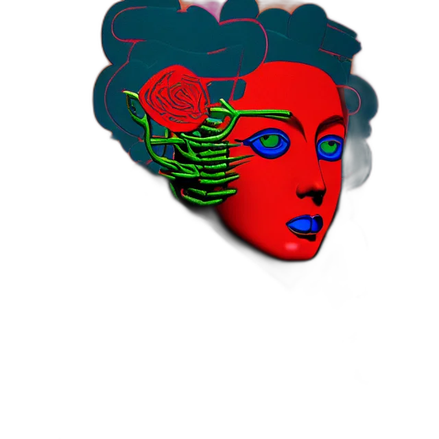mask, face, crown, jewelry transparent PNG cut-out