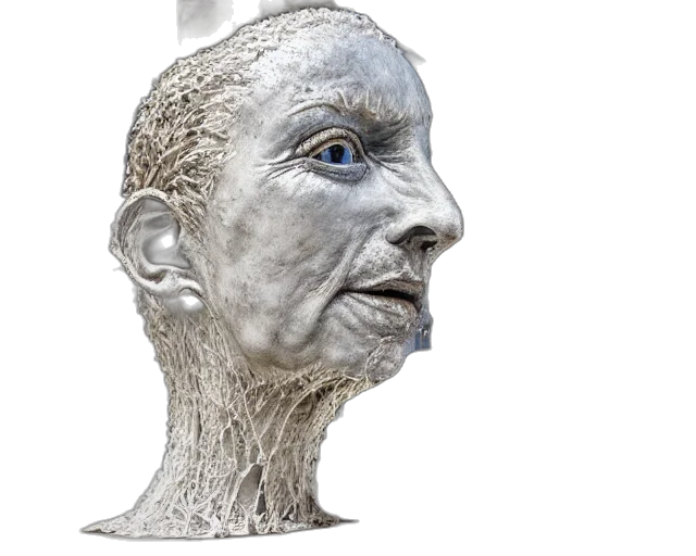 face, mask, creature, hair transparent PNG cut-out