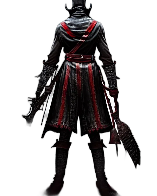 staff, sword, mask, jacket transparent PNG cut-out