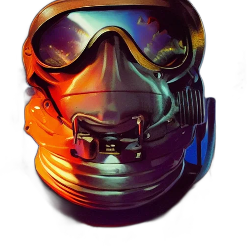 mask, face, jacket, robot transparent PNG cut-out