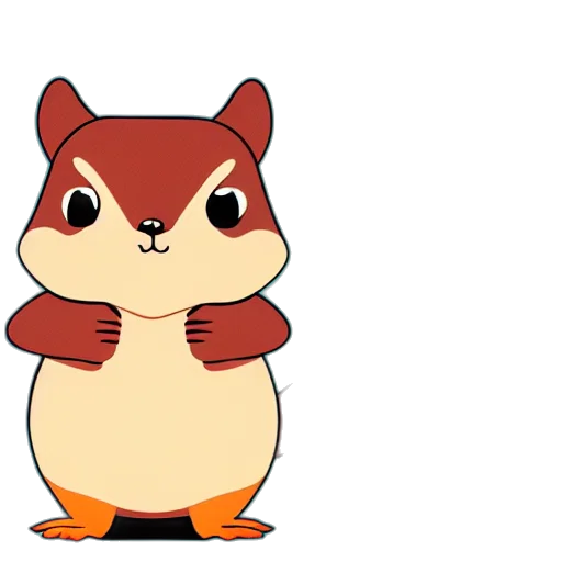 animal, creature, staff, 3d render transparent PNG cut-out