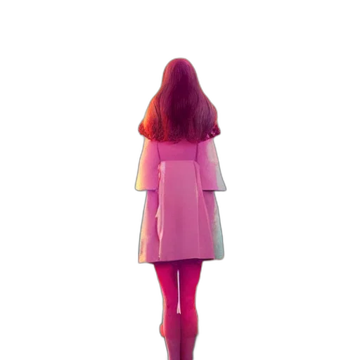 dress, jacket, hair, robot transparent PNG cut-out