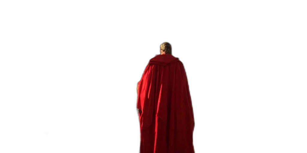 jacket, dress, staff, mask transparent PNG cut-out