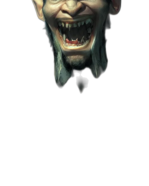 mask, face, creature, staff, concept art, 3d render, photorealistic, fantasy art transparent PNG cut-out