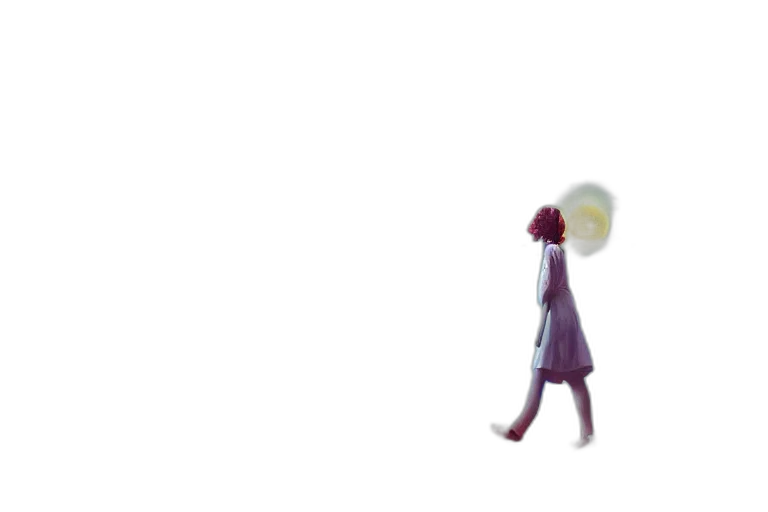 umbrella, robot, staff, creature transparent PNG cut-out