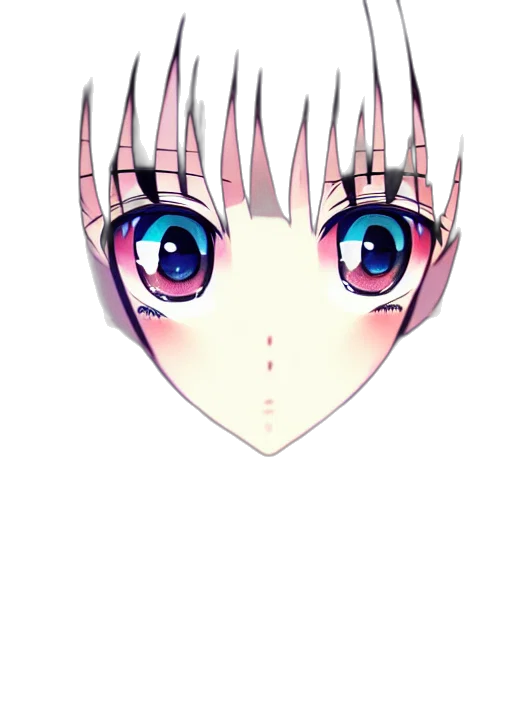 face, mask, robot, creature, anime, 3d render, pixel art, cartoon transparent PNG cut-out