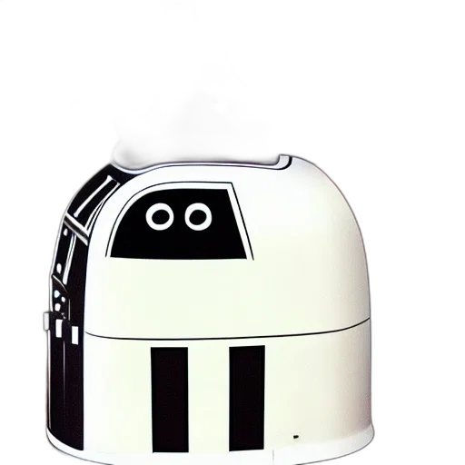 robot, mask, hat, 3d render transparent PNG cut-out