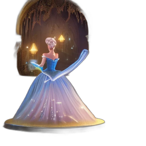 dress, crown, concept art, fantasy art transparent PNG cut-out