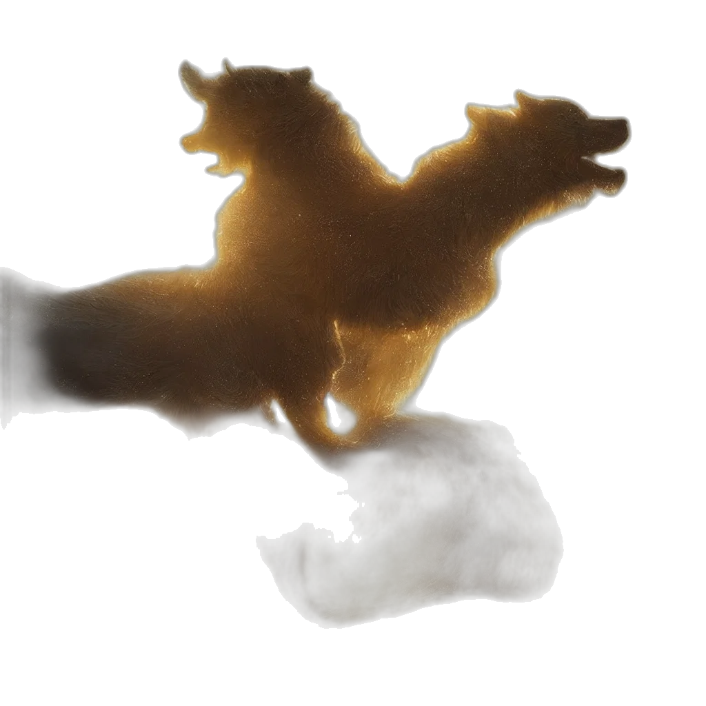 dragon, animal, creature, hair transparent PNG cut-out