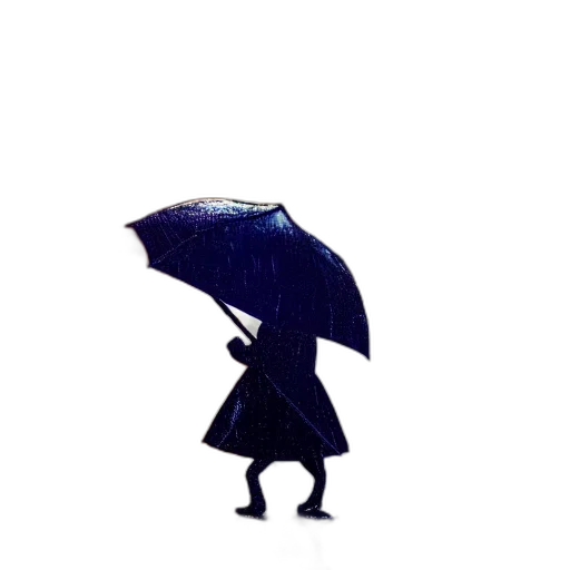 umbrella, dress, hat, jacket transparent PNG cut-out