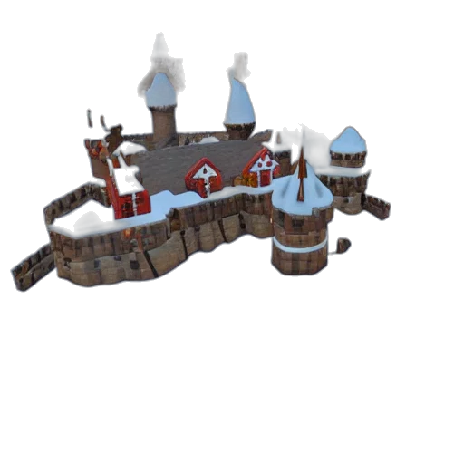 crown, hat, building, staff transparent PNG cut-out