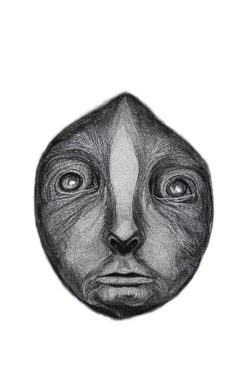 mask, face, creature, animal transparent PNG cut-out