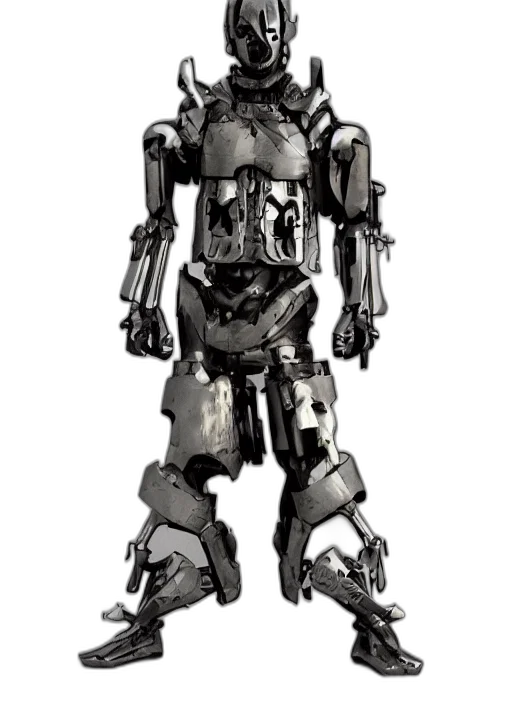 robot, animal, weapon, creature, concept art, 3d render, cyberpunk, pixel art transparent PNG cut-out
