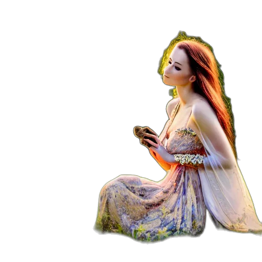 dress, jewelry, creature, crown transparent PNG cut-out
