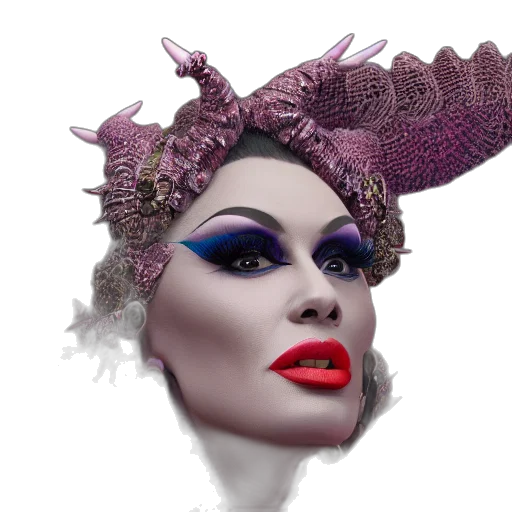 crown, hat, mask, face, photorealistic, 3d render, fantasy art, concept art transparent PNG cut-out