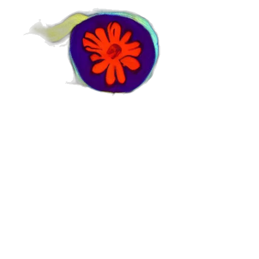 flower, staff, crown, umbrella, 3d render, concept art, colorful, neon transparent PNG cut-out