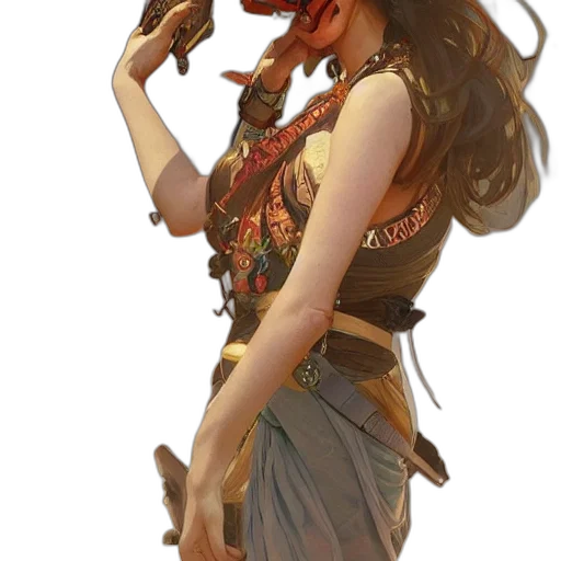 mask, dress, staff, face transparent PNG cut-out