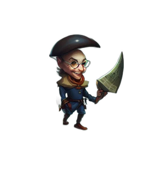 staff, weapon, hat, concept art transparent PNG cut-out