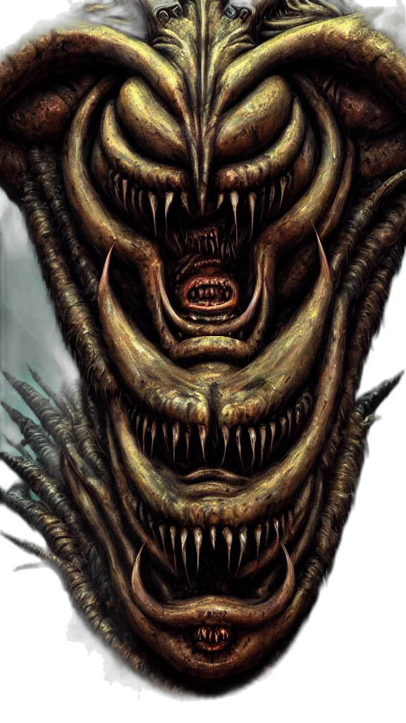 creature, face, mask, dragon transparent PNG cut-out