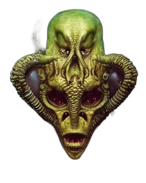 mask, creature, face, dragon, concept art, fantasy art, photorealistic, 3d render transparent PNG cut-out