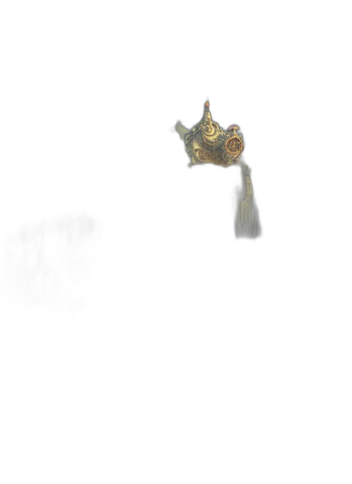 dragon, mask, staff, crown transparent PNG cut-out