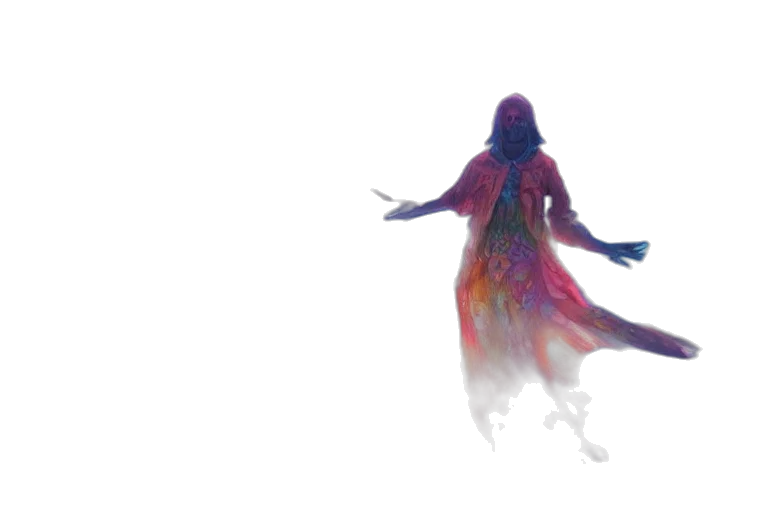 dress, creature, umbrella, concept art, 3d render, outer space, fog, fire transparent PNG cut-out