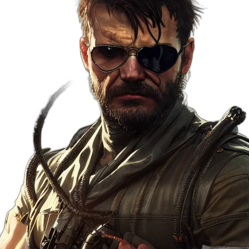 weapon, face, concept art, photorealistic transparent PNG cut-out