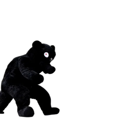 animal, creature, mask, 3d render, concept art, cartoon, sacred, kumamon transparent PNG cut-out