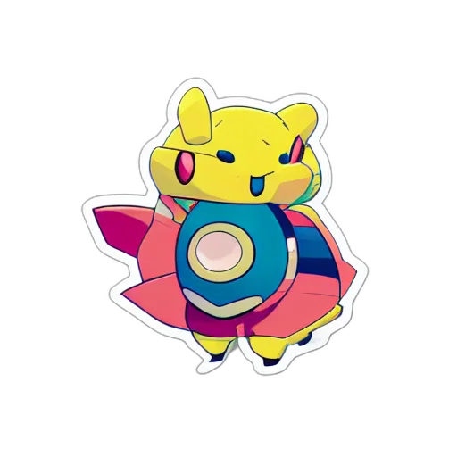 staff, animal, creature, pixel art transparent PNG cut-out
