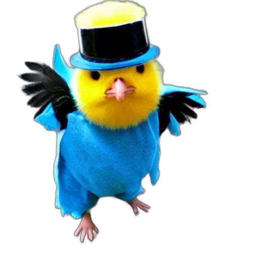 hat, animal, staff, creature transparent PNG cut-out