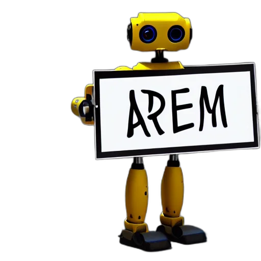robot, 3d render, concept art, photo transparent PNG cut-out