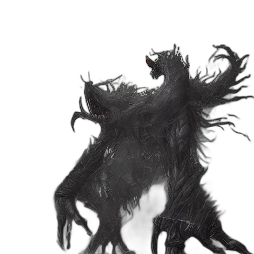 creature, dragon, hair, animal transparent PNG cut-out